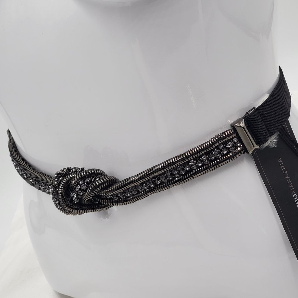 BCBGMaxAzria Knotted Rhinestone Belt - NWT - Picture 3 of 16
